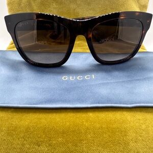 Gucci Tortoise Shell Women's Sunglasses
